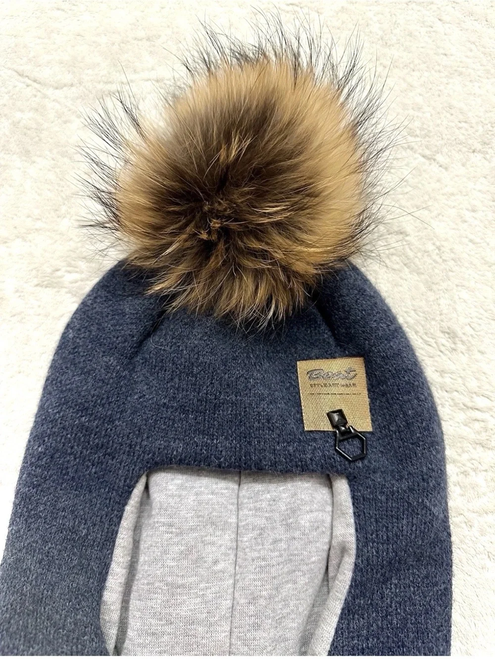 BEAT Winter Boys Hat Very Warm, Cotton Inside, Excellent Quality Size 5-8Years